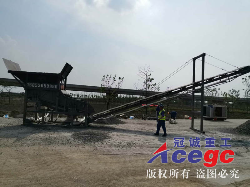 訂製大中小型振動篩洗砂機械生產線